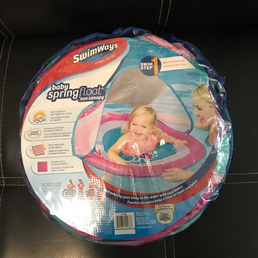 Baby spring float pink